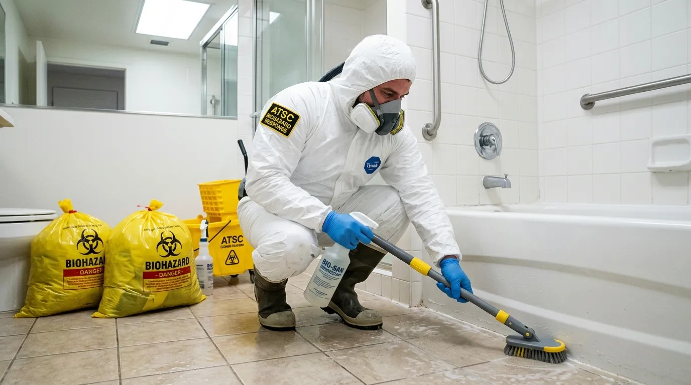 Decontamination equipment deployed for Blood Cleanup in Foster City